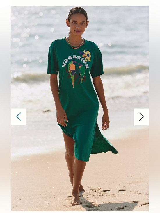Anthropologie Dresses & Skirts - Anthropologie Celandine x Claire Colin Crew-Neck T-Shirt Midi Dress size XL